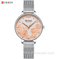 CURREN 9065 Hot Sale Fashion Women's Quartz Watches Chinese Brand Leather Small Dial Fancy Wrist Watch Luxury Relogio Masculino